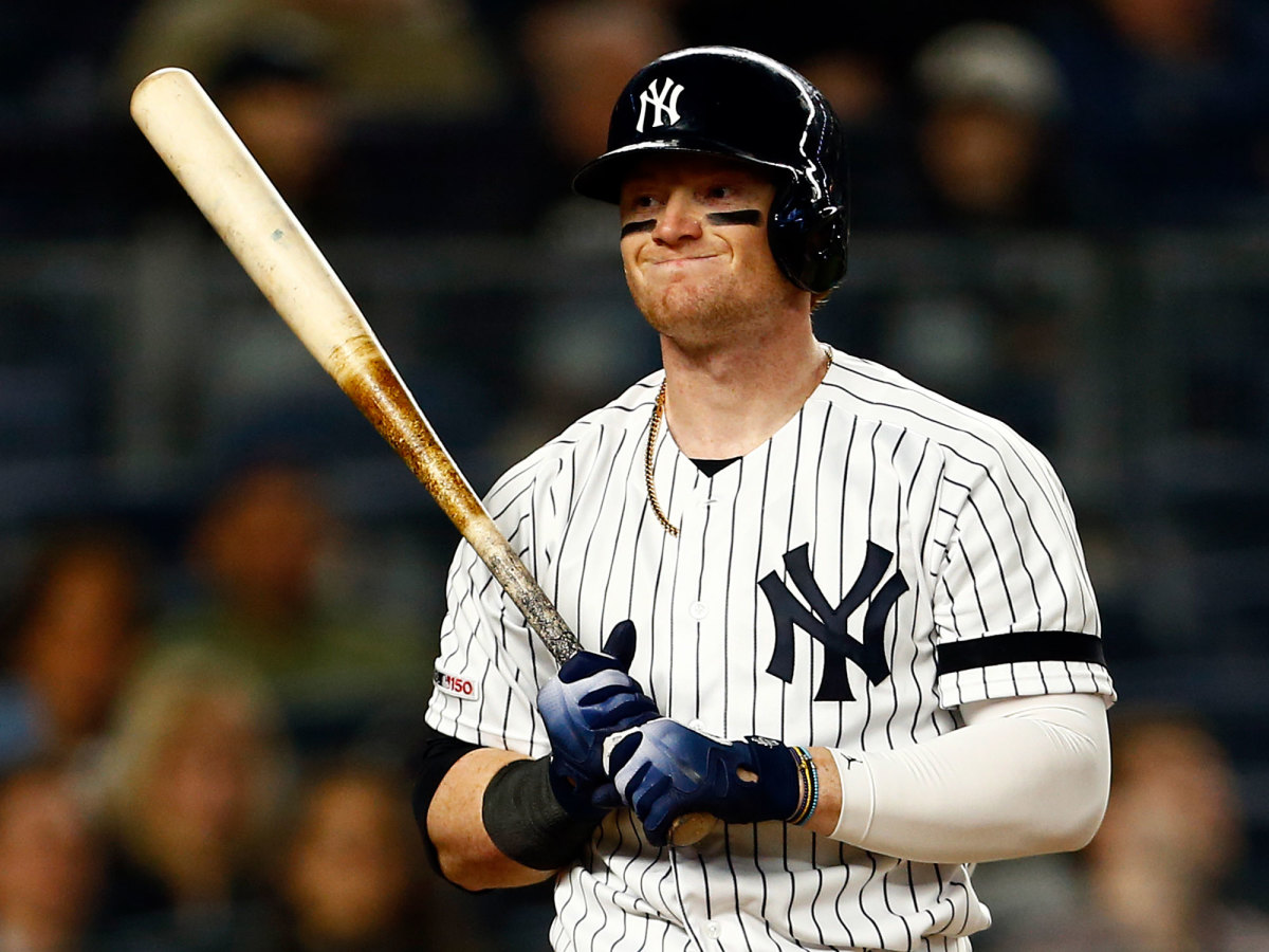 Clint Frazier grimaces